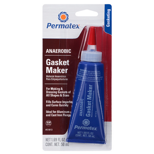 PERMATEX 51813 формирователь прокладок анаэробный для алюминиевых поверностей, фланцев