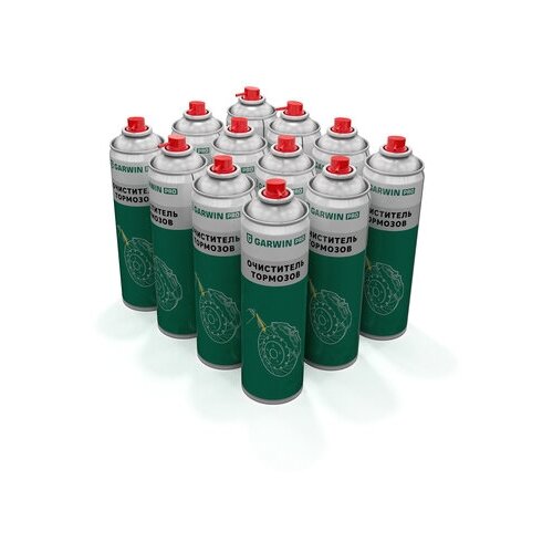 GARWIN PRO 973520-0650/12 Очиститель тормозов GARWIN PRO 650 мл, 12 шт