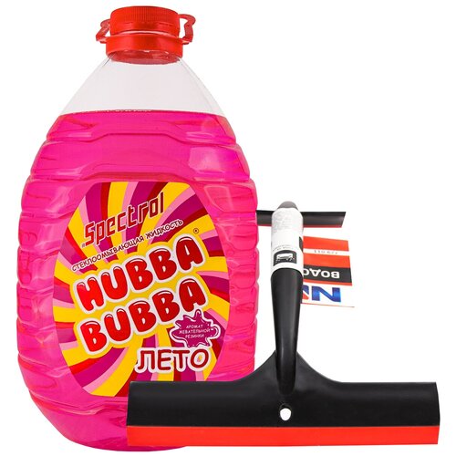 Жидкость стеклоомывателя летняя 5л SPEСTROL омывайка летняя + Водосгон для автомобиля двусторонний NG 25.5х16х9 см, комплект 9654/729-011