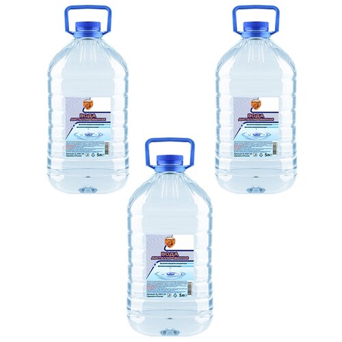 Вода дистиллированная (3 шт.) ELTRANS 5л EL-0901.04(3)