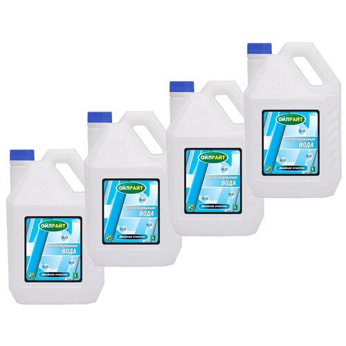 Вода дистиллированная (4 шт.) OIL RIGHT 5л 5513(4)