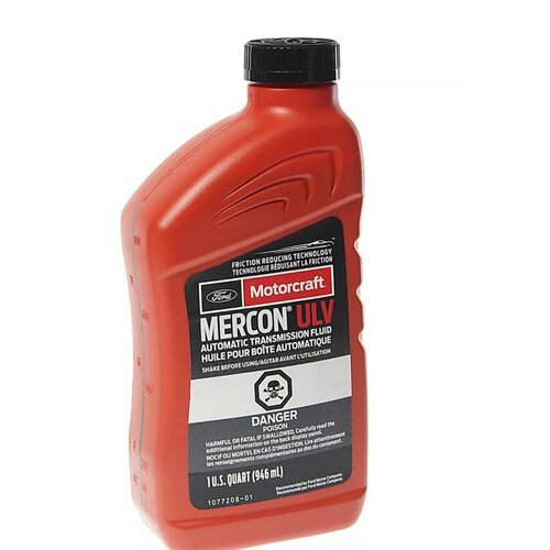 Масло трансмиссионное Ford MERCON ULV (США) Motorcraft ATF, 1л+бирка, жидкость для коробки передач XT10QLVC