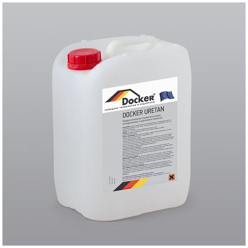 DOCKER URETAN гелевый раствор без кислоты, Cмывка уретановых и полиуретановых составов (12 л)