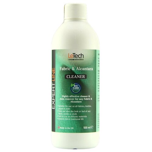 Средство для чистки ткани, текстиля, сидений, диванов и алькантары LeTech Fabric & Alcantara Cleaner, 500мл