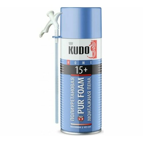 Пена монтажная Kudo "HOME 15+" всесезонная 520мл 319499/204089