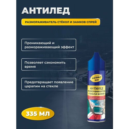 Размораживатель стёкол и замков с крышкой-скребком