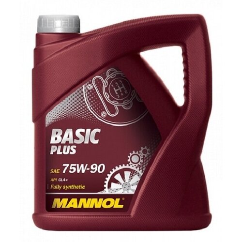 Трансмиссионное масло для МКПП MANNOL Basic Plus GL4 75W90 4 л Синтетическое