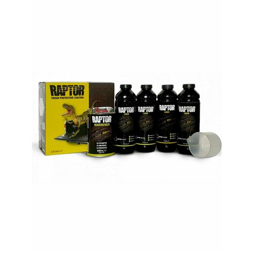 Защитное покрытие RAPTOR черное 3 * 750 + 1000 мл