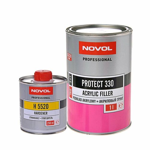 Грунт MS PROTECT 330 1,0 серый, уп. 1л+ H5520. 0,20л (шт.)