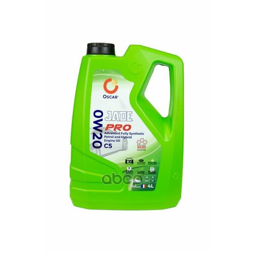 Oscar Масло Моторное Oscar Jade Pro 0W20 Acea C5, Api Sp Синт. 4Л