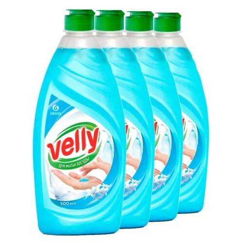 GraSS Velly Средство для мытья посуды Нежные ручки 500мл (4 шт в наборе)