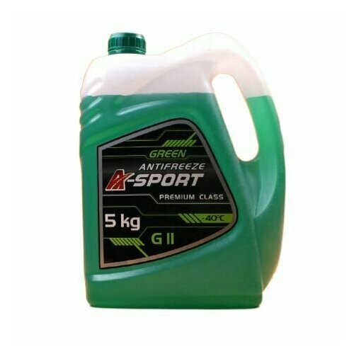 Антифриз зеленый GREEN (G-11, 5 кг) A-SPORT