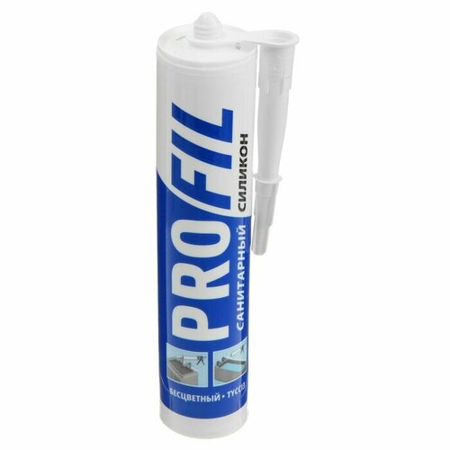 Герметик силиконовый Soudal Profil, санитарный, бесцветный, 270 мл Soudal - 4