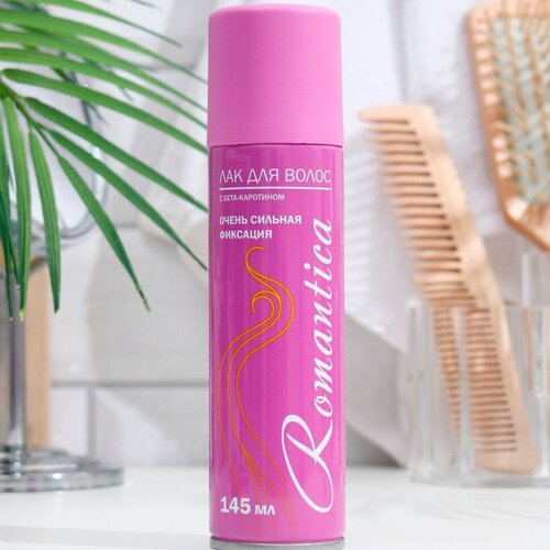 Лак для волос Sibiar "Romantika" очень сильная фиксация 145 мл с В-каротином