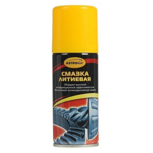 Литиевая смазка Astrohim, 140 мл, аэрозоль, АС - 4521