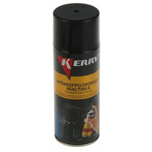 KERRY Мастика Kerry антикоррозионная битумная, 520 мл, аэрозоль