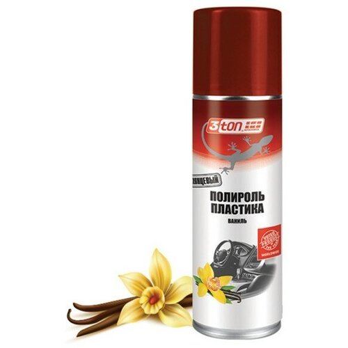 Полироль пластика 3ton, ваниль, 335 мл ТС-520