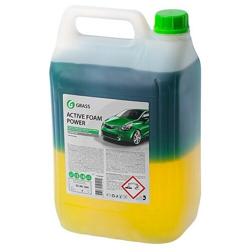 GRASS Шампунь для бесконтактной мойки Grass Active Foam Power, 2-х компонентная, 6 кг (1:60-1:125)