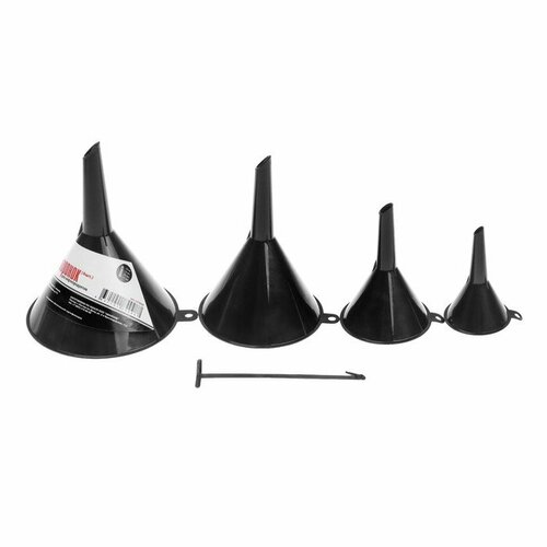 Автомобильные воронки Sima-land Диаметры 50, 75, 95 и 115 мм, 4 шт