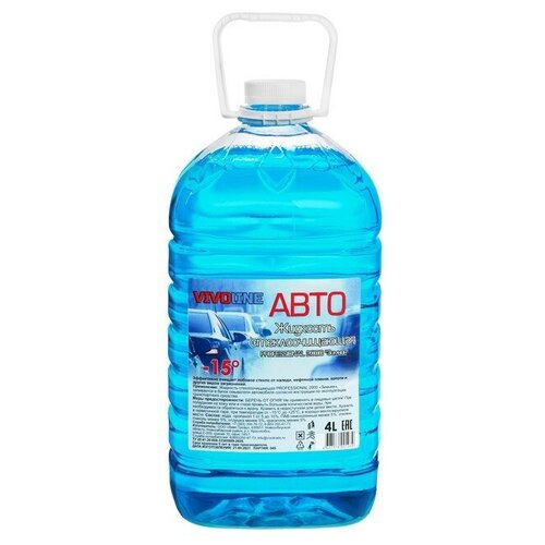 Жидкость стеклоомывающая зимняя Vivo Line -15С, 4 л 7732517