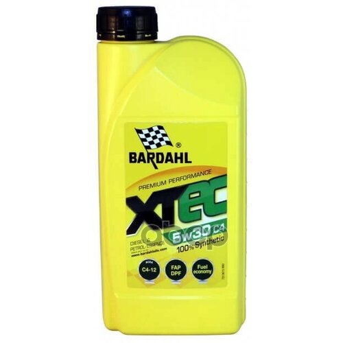 Bardahl Масло Моторное Bardahl Xtec 5W-30 C4 Синтетическое 1 Л 36151