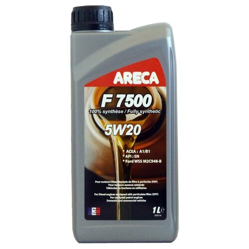 Areca Areca F 7500 Eco Boost 5w20 (5l)_масло Моторное! Синт Api Sn, Ford Wss-M2c948-B