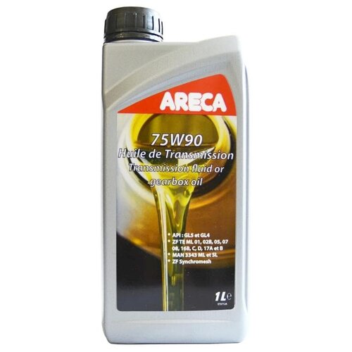 Areca Hd Sae 75w90 Synthetic Синт. Тр.Масло Gl-4/Gl-5 (1l) Areca арт. 150318