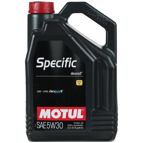MOTUL Масло Моторное 5W30 Motul 5Л Синтетика Specific Dexos2 Gm-Opel C3