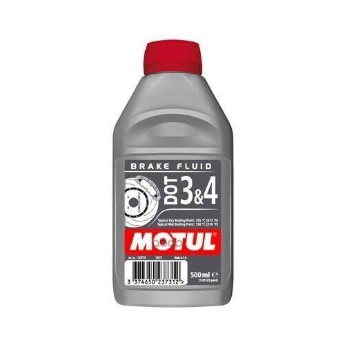 Жидкость Тормозная Motul Dot Brake Fluid Dot3&4 5л 104247 MOTUL арт. 104247
