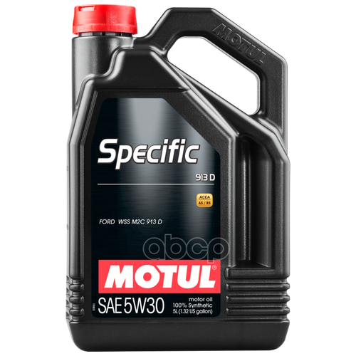 MOTUL Масло Моторное 5w30 Motul 5л Синтетика Specific 913d Ford A5/B5_ме