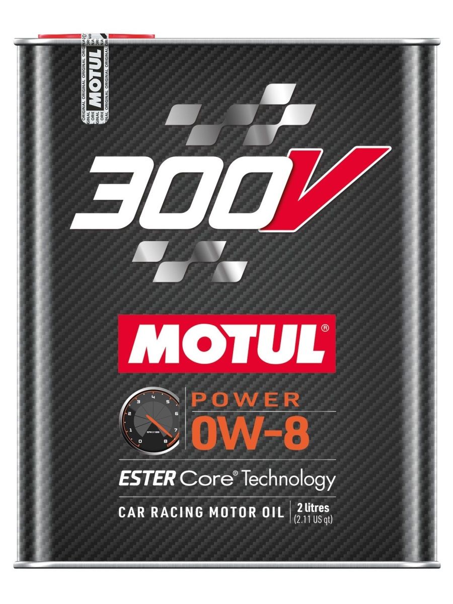 Моторное масло MOTUL 300V 0W8 POWER 2л