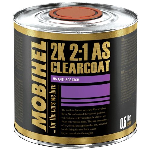 MOBIHEL 2К HS 2:1 бесцветный лак V5 AS 5 л. 40026404