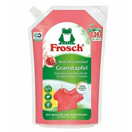 Frosch Жидкое средство для стирки цветного белья Гранат 1,8л