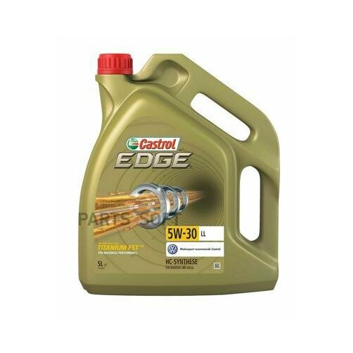 CASTROL 15669E Масо 5L Castrol EDGE 5W30 LL VW504/507 Porsche C30 ACEA C3 MB229.51 (