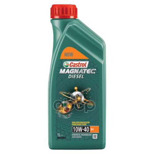Castrol Масло Castrol Magnatec Diesel Dualock 10W-40 B4 1Л