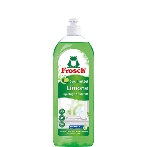 Средство для мытья посуды Зеленый лимон Frosch, 1 л