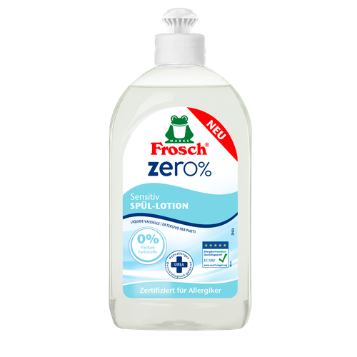 Фрош ZERO 0% Бальзам для мытья посуды Сенситив, 0,5 л.
