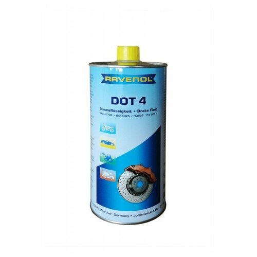 Тормозная Жидкость Ravenol Dot-4 (1 Л) Ravenol арт. 4014835692114