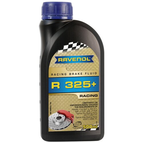 Тормозная Жидкость Ravenol Racing Brake Fluid R 325+ 0,5 Л. Ravenol арт. 1350604-500-01-000