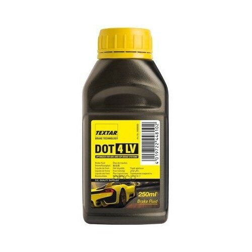 Жидкость Тормозная Textar Brake Fluid Dot4 0,25 Л 95006000 Textar арт. 95006000