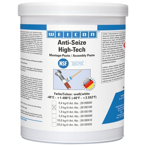 Монтажная паста Weicon Anti-Seize High-Tech 1 кг