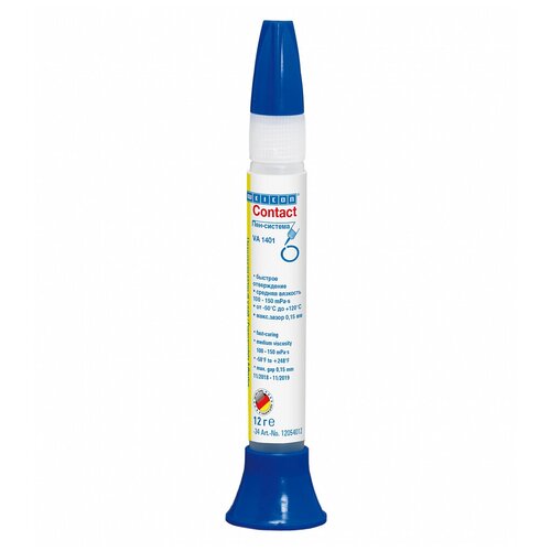 Weicon Contact VA 1401 Цианоакрилатный клей 12 г Основа - этилат wcn12054012 .