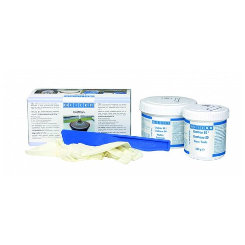 Резиновый компаунд Weicon Уретан 80 для эластичного покрытия тёмно-коричневый 0,5 кг