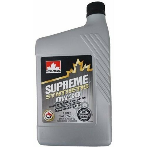 MOSYN03C12 PETROCANADA PC моторное масло для бензиновых двигателей SUPREME SYNTHETIC 0W-30 (12*1 л) (новая фасовка)