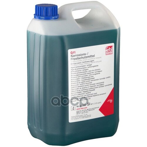 Антифриз Febi Korrosions-Frostschutzmittel Концентрат Синий 5 Л 22268 Febi арт. 22268