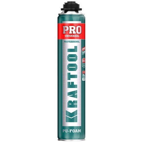 KRAFTOOL PRO выход до 45л 750мл SVS не залипающий клапан, пистолетная всесезонная, Монтажная пена (41182)