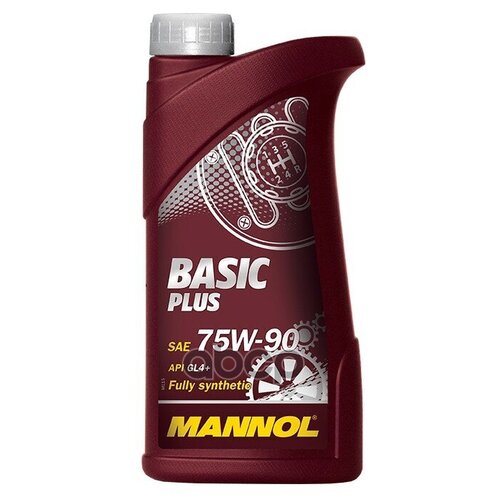MANNOL 1321 Масло трансмиссионное Mannol Basic Plus GL-4 75W90 1 л 1321 1шт
