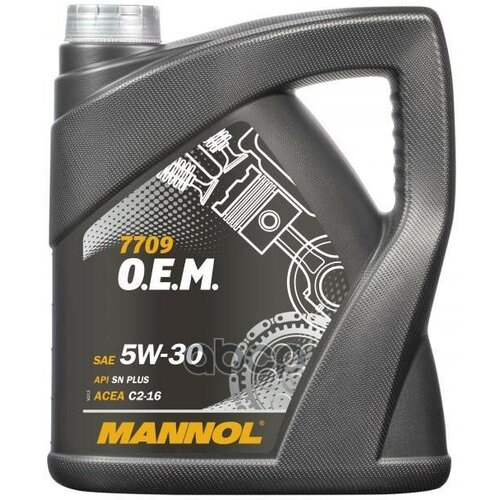 MANNOL Масло Моторное Mannol 7709 O.e.m. For Toyota Lexus 5W-30 Синтетическое 4 Л 1197
