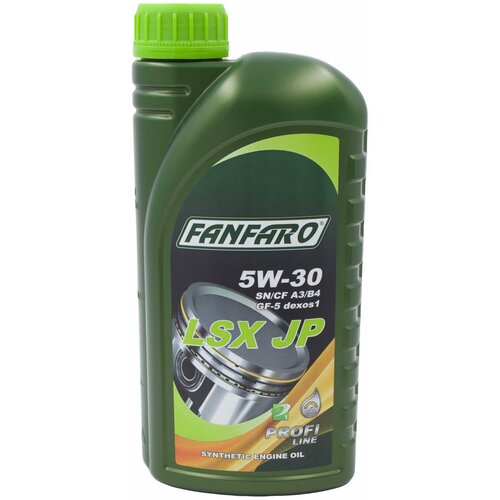 Синтетическое моторное масло FANFARO LSX JP SAE 5W30 API SN/CF 1л.