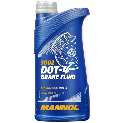 Тормозная Жидкость Dot-4 Brake Fluid 490G MANNOL арт. 8940